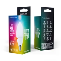 Forever Light LED Bulb RGB E14 C37 5W 500lm 4000K class F
