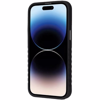 Audi sintetinės odos dėklas MagSafe iPhone 14 Pro Max - rožinės