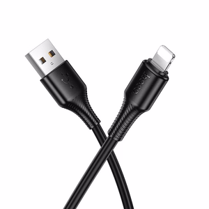 Kabelis (m) USB-A į Lightning Hoco 2,4A 1 m X120 - juodas (m)