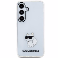 Karl Lagerfeld IML Choupette dėklas telefonui Samsung Galaxy S24 - skaidrus