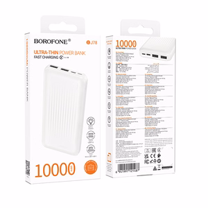 Borofone BJ78 Clever išorinė baterija 10000mAh 2xUSB balta