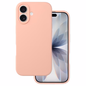Silikoninis Lite dėklas telefonui Iphone 17 persikinis