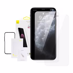 Baseus 0.3mm Pilno stiklo grūdintas stiklas (2vnt. rinkinys) iPhone XS Max/11 Pro Max 6.5 colių
