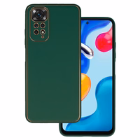 TEL PROTECT prabangus dėklas telefonui Xiaomi Redmi Note 11 Pro/Note 11 Pro 5G tamsiai žalias