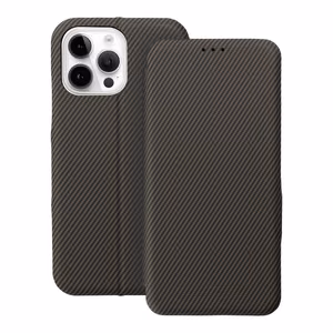 Flip case for iPhone 14 PRO MAX Folio Side Magnet brown