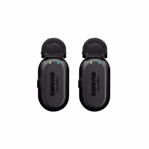 Shure MoveMic Two MV-TWO-Z6 – dviejų kanalų belaidžių prisegamų mikrofonų rinkinys