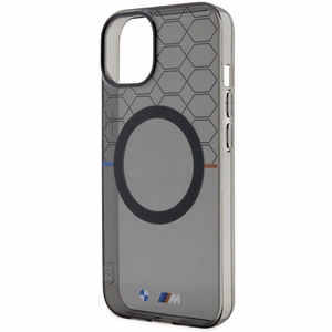 Dėklas BMW BMHMP14SHGPK iPhone 14 6.1" pilka/pilka Raštas MagSafe