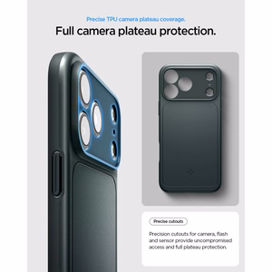 Spigen Thin Fit MagSafe dėklas iPhone 18 Pro Max / 17 Pro Max, žalias