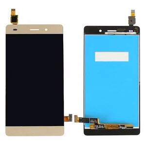 Telefono LCD ekranas su lietimo stiklu Huawei P8 Lite, auksinis