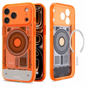 Spigen Ultra Hybrid MagSafe dėklas iPhone 18 Pro Max / 17 Pro Max, oranžinis