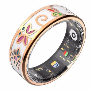 Forever Smartring Botanical SR-101 rožinis auksas dydis 8