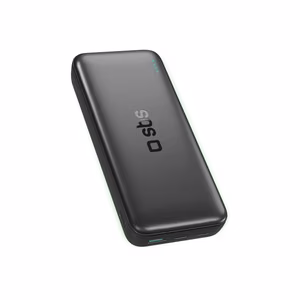 SBS Infinity išorinė baterija 20000mAh 10W LiFePo₄ USB-A USB-C - juoda