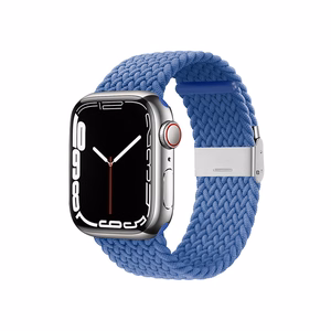 Crong Wave Band pintas dirželis, skirtas Apple Watch 38 / 40 / 41 mm ir 42 mm (Series 10 / 11), mėlynas