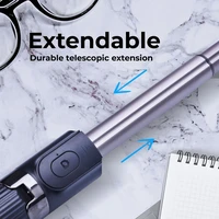 Selfie lazda su belaidžiu nuotolinio valdymo stovu su stabilizatoriumi GIMBAL SSTR-L08 juoda