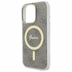 Guess IML 4G MagSafe Case for iPhone 16 Pro Max - Brown