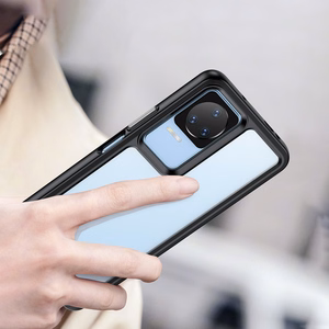 Чехол Outer Space для Xiaomi Poco F4 5G с гибкой рамкой чёрный