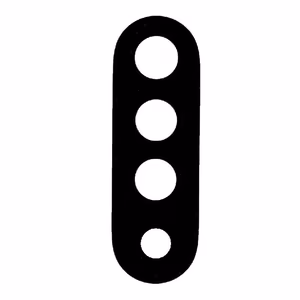 Xiaomi Redmi Note 8 Pro kameros stikliukas Black (only lens) ORG