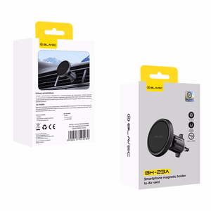 Blavec automobilinis laikiklis BH-23A magnetinis į ventiliacijos groteles (BH23-MAVA) juodas