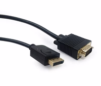 Gembird CCP-DPM-VGAM-6 vaizdo kabelio adapteris 1,8 m VGA (D-Sub) DisplayPort Juoda