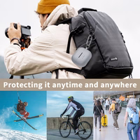 Tech-Protect silikoninis kablio dėklas Samsung Galaxy Buds 3 / 3 Pro - juodas