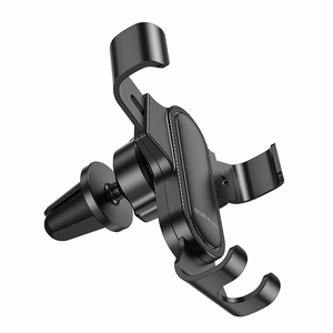 Automobilinis telefono laikiklis Borofone BH74 tvirtinamas ant ventiliacijos grotelių, juodas