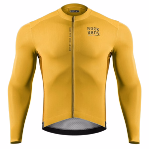 Rockbros 15120015024 ROAD TO SKY men's cycling jersey long sleeve M - yellow