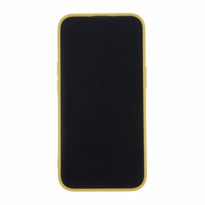 Dėklas telefonui su piršto laikikliu iPhone 11 geltonas