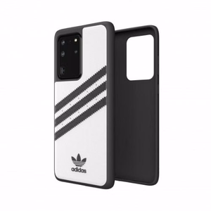 Adidas OR formuotas dėklas PU Samsung Galaxy S20 Ultra - balta ir juoda