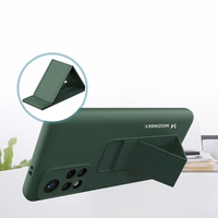 Wozinsky Kickstand Case silikoninis dėklas su stovu Xiaomi Redmi 10 tamsiai mėlynas