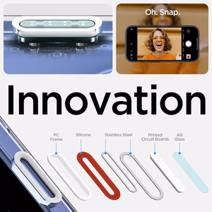 Spigen Ultra Hybrid "T" Magnetinis iPhone 16 dėklas - Baltas