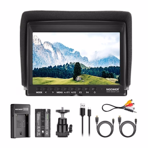 NEEWER F100 lauko monitorius + USB įkroviklis + baterijų rinkinys