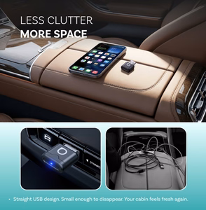 Belaidis CarPlay/Android Auto adapteris Ottocast Mini Aura juodas CA530-T