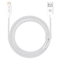 Blavec Cable Candy braided - USB to Lightning - 2,4A 1 metre Apple CarPlay (CCA-UL24W10) white