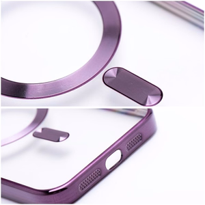 ELECTRO MAG COVER dėklas telefonui su MagSafe suderinamas IPHONE 17 tamsiai violetinis