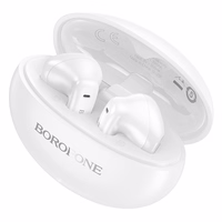 Borofone TWS Bluetooth Ausinės FQ12 Nice baltos