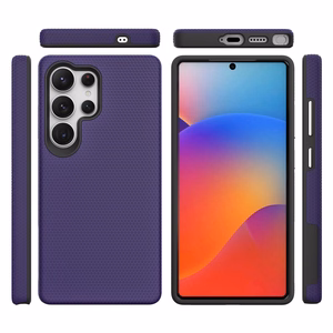 Dėklas Perfectionists Triangle Case Samsung S938 S25 Ultra violetinis