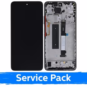 LCD ekranas suderinamas su Xiaomi Mi 10T Lite 5G su rėmeliu / Atlantic Blue / (Service Pack)