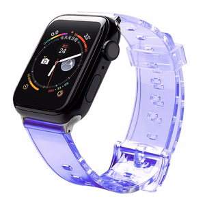 Silikono laikrodžio apyrankė Apple Watch 38/40 mm - šviesiai violetinė