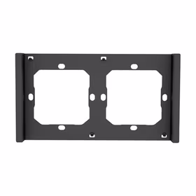 Rėmelis jungikliui M5 80 dvigubas 2 dalių SONOFF M5-2C-80-F (grafitas/juodas)