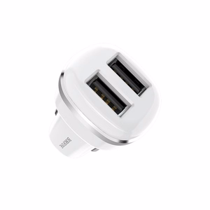 Borofone BZ13 Extreme car charger with 2 USB-A ports, 12 W, white