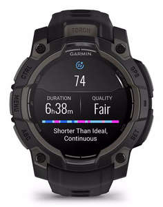 Garmin Instinct 3 AMOLED išmanusis laikrodis juodas