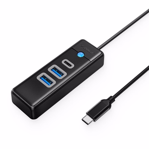 Orico PWC2U-C3 3-port USB hub 2x USB-A 3.0 1x USB-C 3.0 0.5 m - black