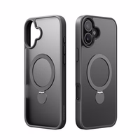 Dėklas Dux Ducis "Yind 360 Ring Stand" Apple iPhone 16 juodas