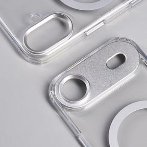 Moshi iGlaze MagSafe dėklas, skirtas iPhone 17 Pro Max, „Luna Silver“ spalvos