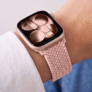 TECH-PROTECT NYLONMAG APPLE WATCH 4 / 5 / 6 / 7 / 8 / 9 / SE / ULTRA 1 / 2 (42 / 44 / 45 / 49 MM) DULKIŲ ROŽINĖ