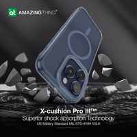 Amazing Thing Minimal magnetinis dėklas MagSafe 6.6FT IP156.7PMMINBU iPhone 15 Pro Max mėlynas