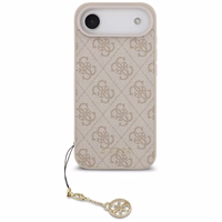 Guess 4G Charms Collection Magnetinis dėklas telefonui iPhone Air - rožinė