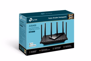 TP-Link Archer AX72 belaidis maršrutizatorius Gigabit Ethernet dviejų dažnių (2.4 GHz / 5 GHz) juodas
