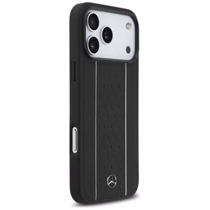 Mercedes Odinis Žvaigždės Rašto Juostelės Magnetinis Dėklas telefonui iPhone 17 Pro Max - Juodas