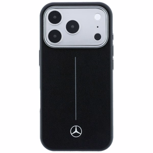 Mercedes odinis Iconic Line MagSafe dėklas iPhone 17 Pro Max - juodas